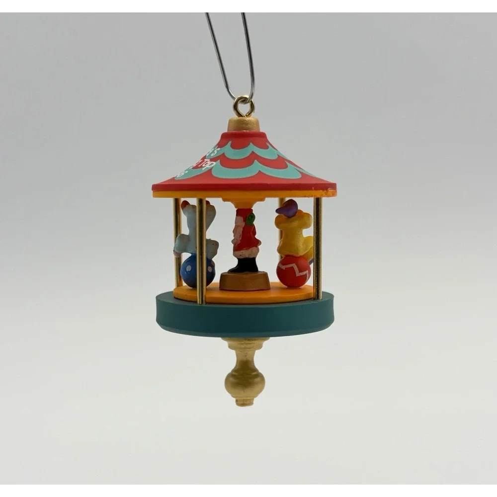 1996 Hallmark Keepsake Miniature Ornament Santa's Little Big Top 2 Circus VTG